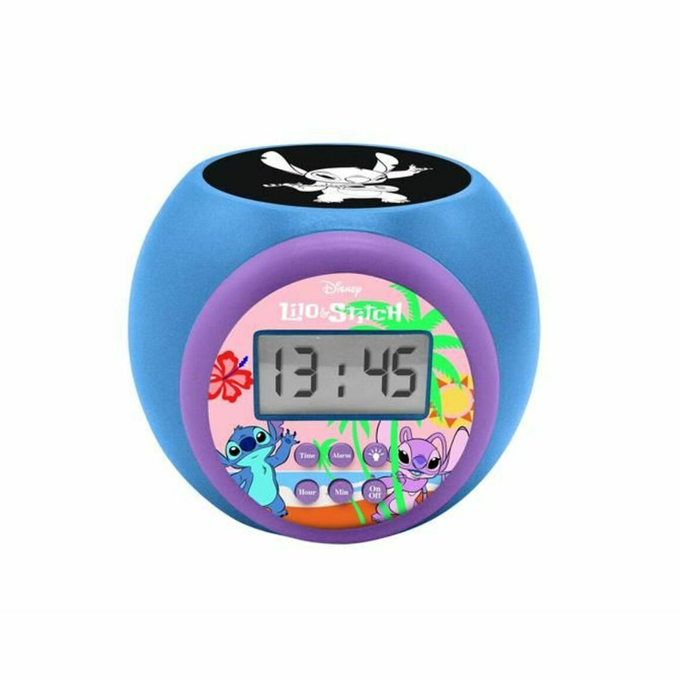 Radio Alarm Clock with LCD Projector Lexibook Stitch