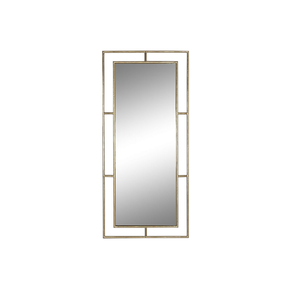 Wall mirror Home ESPRIT Golden Modern 96 x 5 x 208 cm